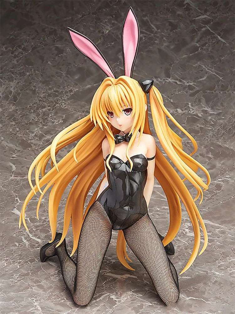 FREEing чтобы люблю золотую темноту Momo Belia Deviluke Bunny Ver. ПВХ фигурка Аниме Сексуальная