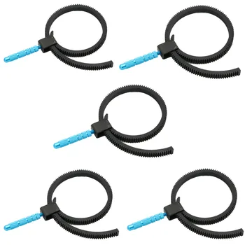 

5 pcs Flexible Adjustable Lens Gear Ring Belt for DSLR Lens Follow focus 15mm Rig NEW