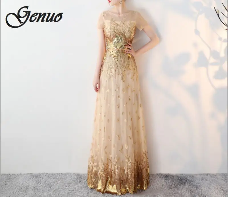

Genuo Women Off Shoulder Ruffles Evening Party Dresses Elegant Sexy Slash Neck Bodycon Maxi Dress Slim Long Dress Club Outfits
