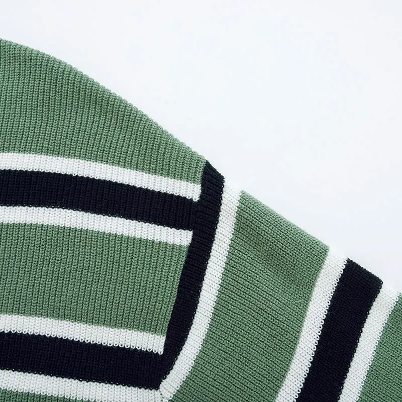 SEMIR полосатый свитер для мужчин ребристый вязаный свитер пуловер свитер со спущенным плечом из мягкого хлопка Мода для весны