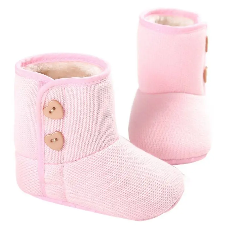

Winter Super Warm Newborn Girl Baby Prewalker Keep Warm Boots Infant Toddler Princess Bebe Crib Snow Knitting Booty