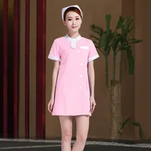 Высококачественная Летняя Женская рабочая одежда, униформа медсестры, униформа косметолога, комбинезоны, Женская медицинская одежда, хлопковая красивая одежда