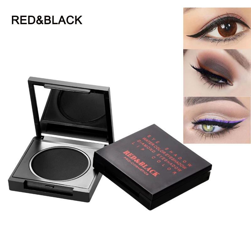 Red&Black 4 colors water soluble eyeliner powder eyes makeup cosmetic