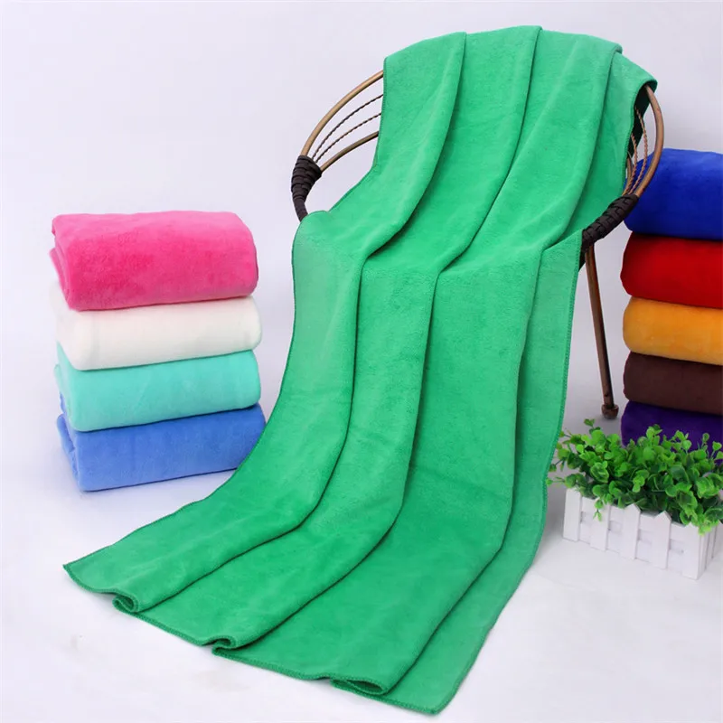 17 Colors Microfiber Fabric Bath Towel 140*70CM 310g Beach Towel Supersoft Plain Gym Fast Drying Cloth Towels Bathroom For Adult 17 Colors Microfiber Fabric Bath Towel 140*70CM 310g Beach Towel Supersoft Plain Gym Fast Drying Cloth Towels Bathroom For Adult