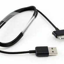 200 шт./лот 1 м usb-кабель для передачи данных(синхронизации) и зарядки Зарядное устройство кабель для Samsung Galaxy Tab 2 10," 8,9" 7," P5100 P6800 P1000 P7100 P7300 P7500