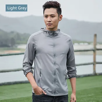 

LANBAOSI Sun Clothing Breathable Coat Nylon Quick Dry Ultra-Light Hooded Sun Protection Shirts Anti-UV Skin Clothes Vest 5XL F50