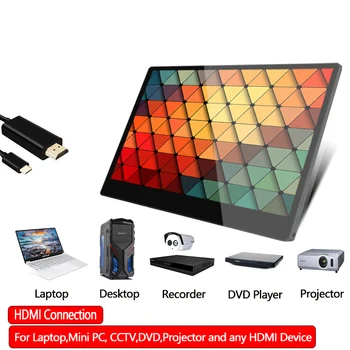 

13.3 Inch Touchscreen Portable Monitor 1920*1080P IPS LCD Screen Display for PS3/PS4 for HDMI for XBOX One game Gifts