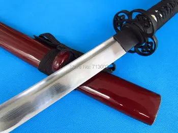 

Japanese Samurai Katana Sharp carbon steel Blade Sept Sword Handmade*Ironwood Saya