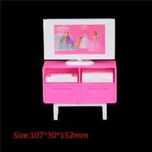 1 шт. миниатюрная мебель для кукольного дома гардеробным зеркалом мебель ТВ шкаф DVD для кукла подарок притворная кукла игрушечные дома