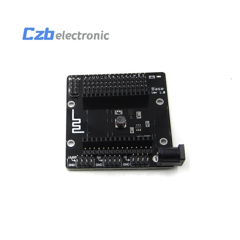 HX04B065 Free shipping NodeMcu Node MCU Base ESP8266 Testing DIY Breadboard Basics Tester suitable for NodeMcu V3 For Arduino (4)