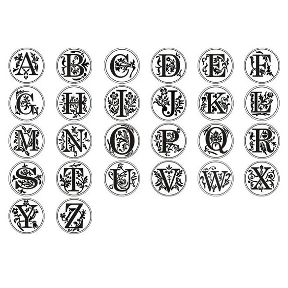 Классическая печать воска букв алфавита K ретро дерево|stamp postage|wood turningwood diy |