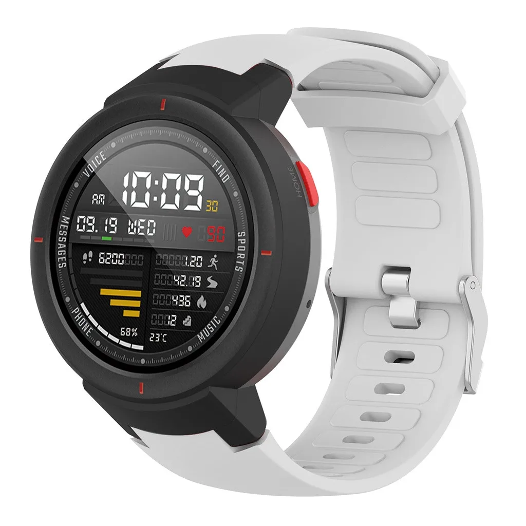 Силиконовый ремешок для часов Huami Amazfit Verge Модный повседневный спортивный чехол с