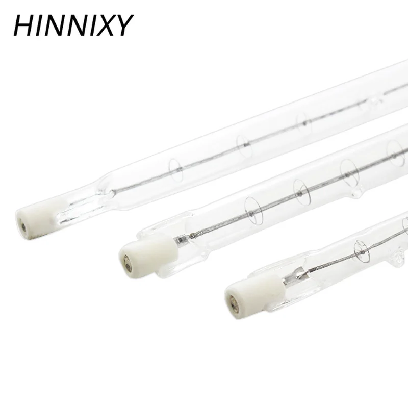 

Hinnixy 5PCS/LOT R7S Halogen Dimmable Bulb 220V-230V Glass Tube Lamp Bulbs Tungsten Wire Ceramics 2700K Warm White 100/500/1000W