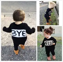 2Pcs set !!! Baby Toddler Kids Girls Boys T-shirt Tops Pants Outfits Clothes Set 1-6Y T