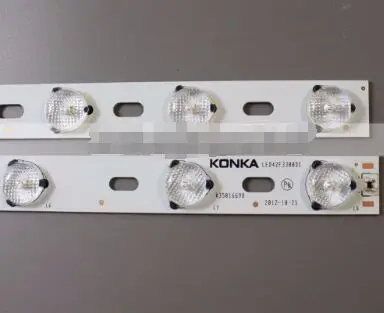 8 PCS//set LED backlight bar for KONKA LED42F3300DC 35016698 35016699
