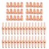 60pcs Red Copper Extended Long Plasma Cutter Tip Electrodes&Nozzles Kit Mayitr Consumable For PT31 LG40 40A Cutting Welder Torch ► Photo 2/6