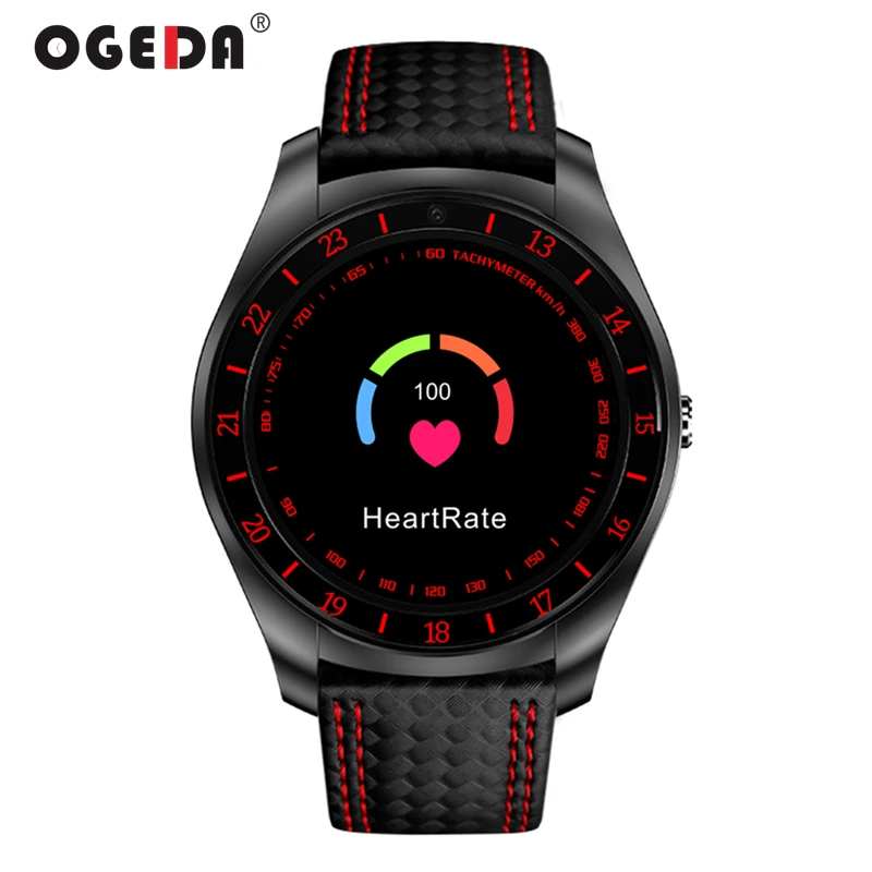 V10 OGEDA Men Smart Watch with Camera Intelligent Bluetooth Smartwatch SIM Card Wristwatch for Android Phone Wearable Devices | - Цена: 