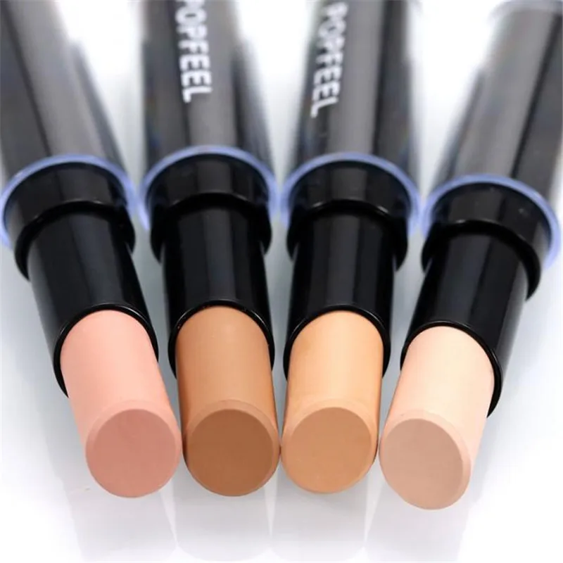 

4 Colors Primer Makeup Paleta Corrector Pen Face Make Up Contouring Concealer Stick Pen Base Face Concealer Caneta Blemish