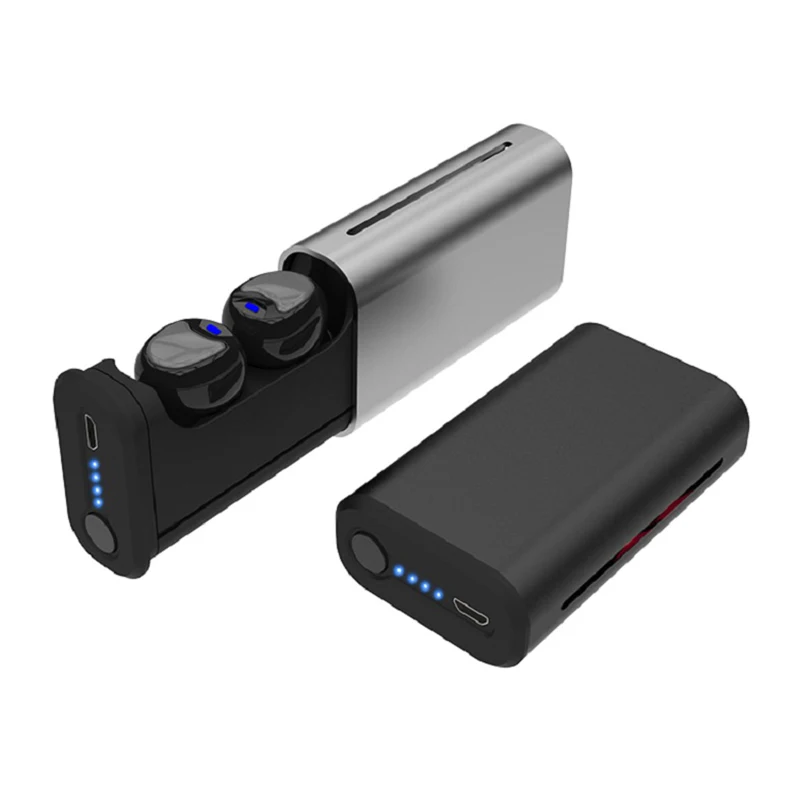 Bluetooth 5,0 наушники стерео наушники True СПЦ Беспроводной наушники бинауральные гарнитуры Спорт Handsfree Наушники с загрузочной коробки