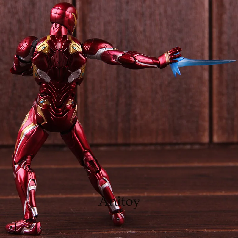 SHF SHFiguarts Marvel Avengers Infinity War Action Figure Iron Man MK 50 Mark XLX PVC Collectible Model Toy