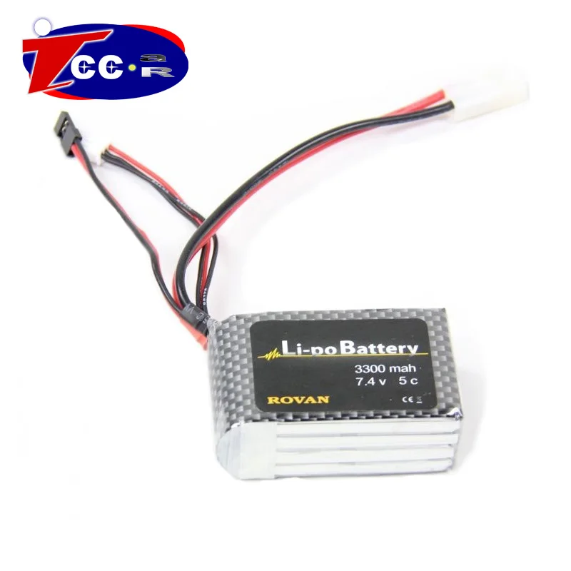 

baja li-po 3300mah 7.4v for 1/5 hpi baja 5b parts rovan km rc cars