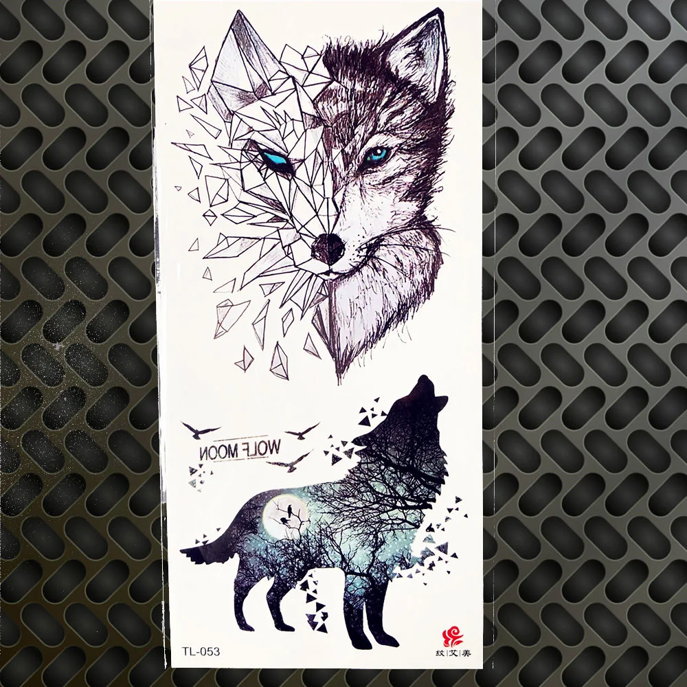 Акварельная тату наклейка на руку для мужчин и женщин|tiger temporary tattoos|tattoo armtemporary tattoo