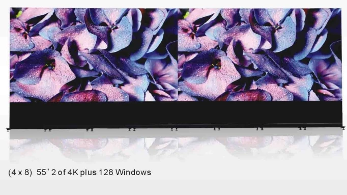  8x4 LG 55inch panel 0mm bezel Spliced lcd video wall Video Surveillance CCTV Monitor large computer