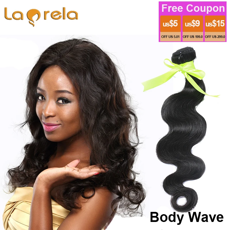 6a Peruvian Virgin Hair Bundles 1pc Lot Peruvian Virgin Hair Body Wave Unprocessed Laprela