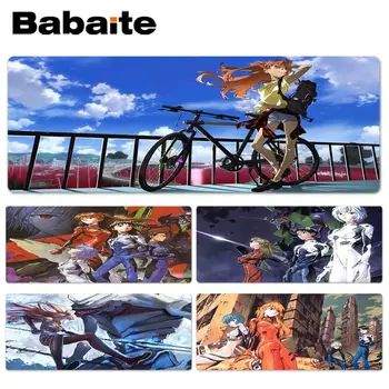 

Babaite Printed Neon Genesis Evangelion Beautiful Anime Lockedge Mouse Mat Size for 300*600*2mm and 400*900*2mm Game Mousepad
