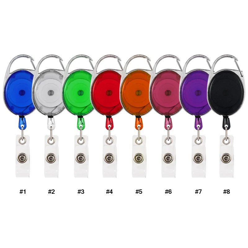 

ID Name Lanyard Card Holder Belt Retractable Reel Badge Tag Clip Identification Badges Craft Workplace Business Driver License