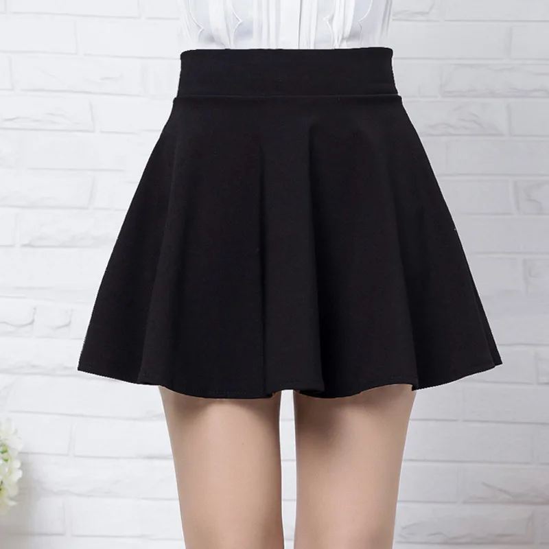 

Mini Women Skirt female dance anti-going high waist fluffy a word big swing large plus size clothing Skirts Women's faldas shein