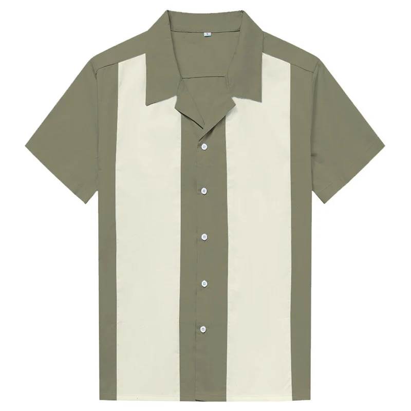rockabilly shirt grey
