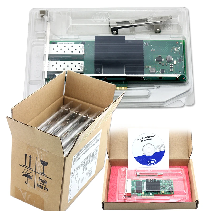 X710 DA2 для конвергентных сетевых адаптеров INTEL Ethernet 10Gbe с двумя PCI Express 3 0|Детали