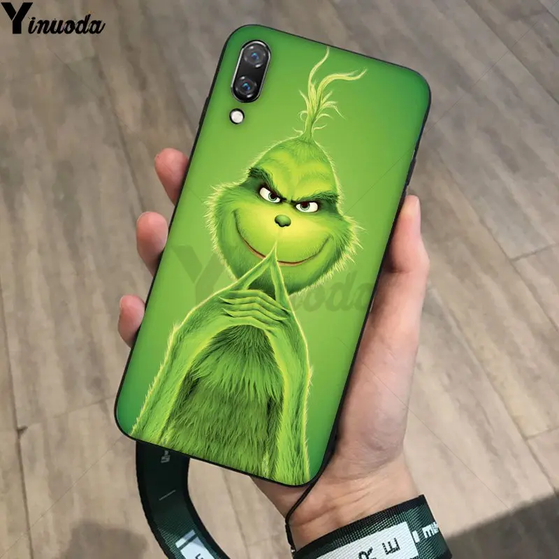 Yinuoda как зеленый ofMonster Grinch палантин чехол для телефона с рождественским рисунком для huawei P20Lite P10 плюс Mate10Lite Mate20 P20 Pro Honor10