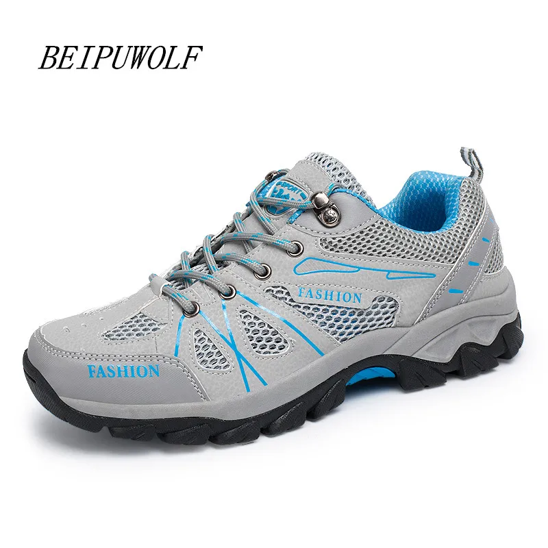 Autumn New Outdoor Breathable Hiking Shoes Comfortable Men Walking