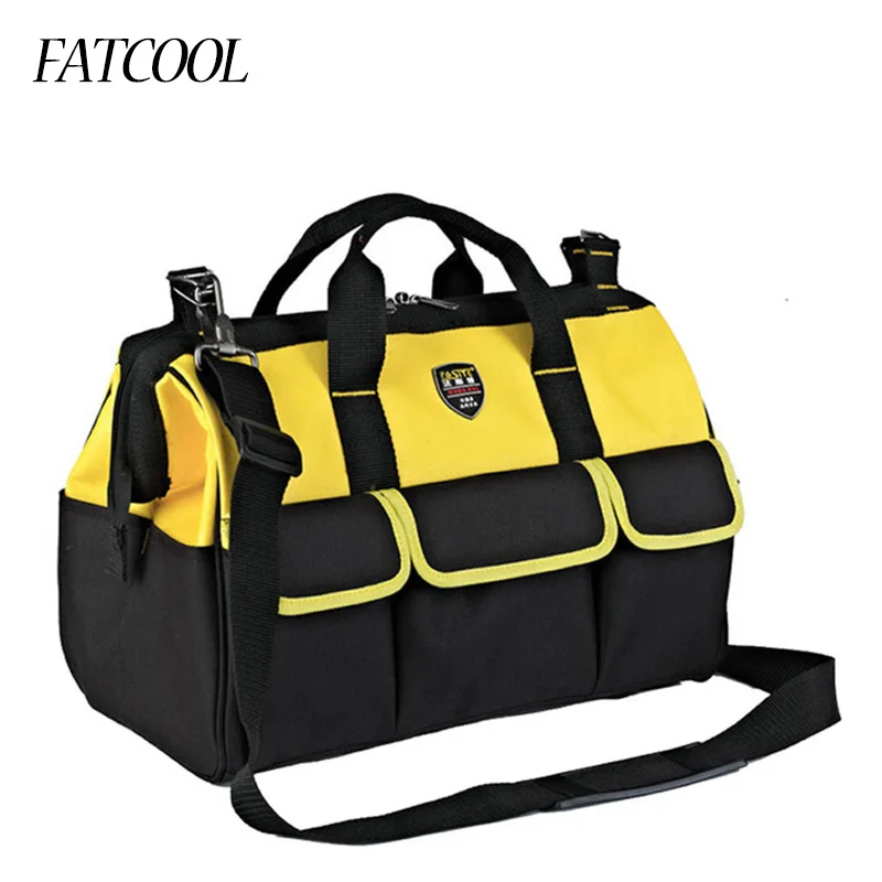 FATCOOL 13" 33x21x23cm Extra Large Waterproof Electrician Tool Bag