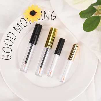 

New Gold Black Empty Liquid Eye Liner Tube Eye Lash Vial Eyelash Bottle Eyeliner Container Make Up Tube 2Colors 2 Sizes