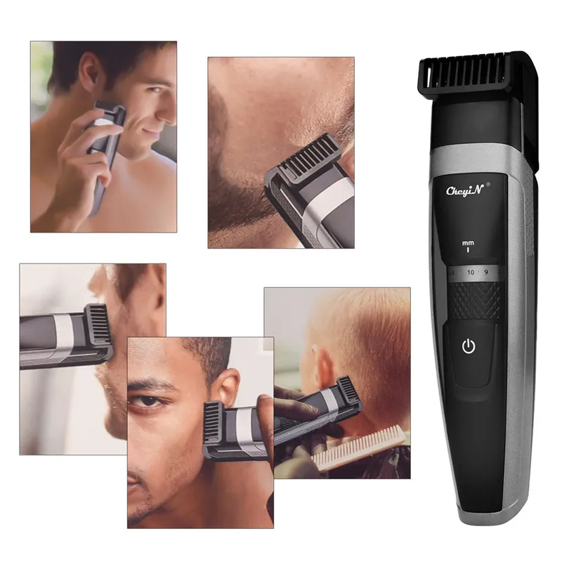 USB быстрая зарядка электрическая машинка для стрижки волос для мужчин профессиональный беспроводной триммер для волос Низкий уровень шума машинка для стрижки волос триммер для бороды бритва