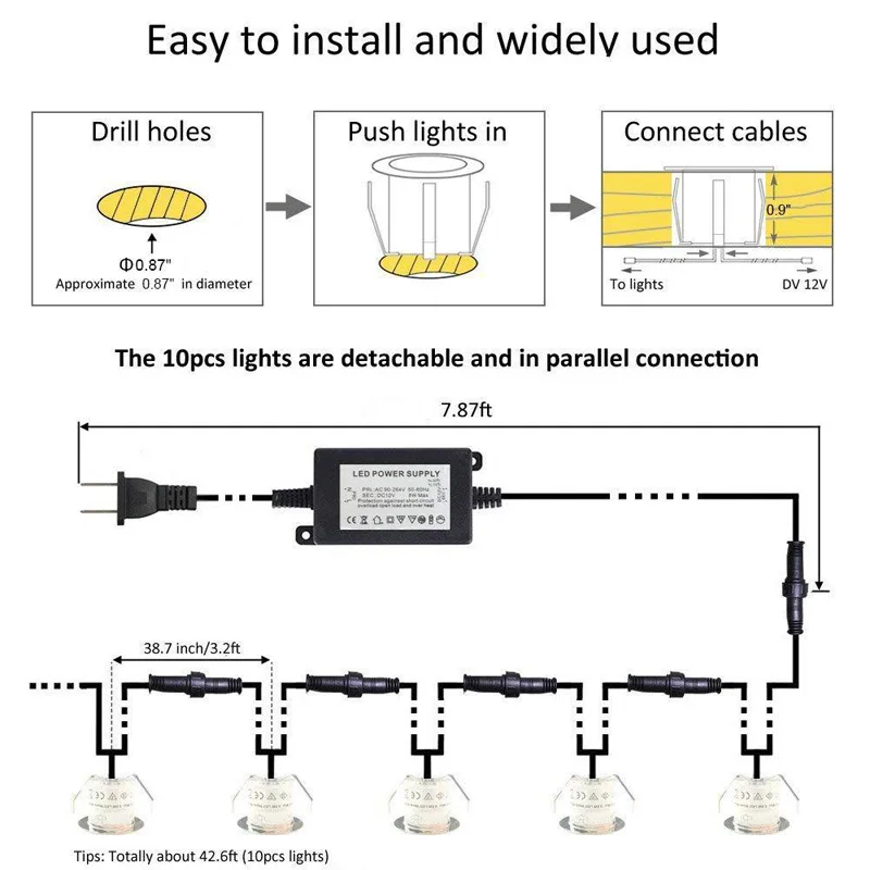 Открытый 16pz путь свет светодиодное напольное освещение led подземный свет IP67 нержавеющая сталь садовый Коридор Свет