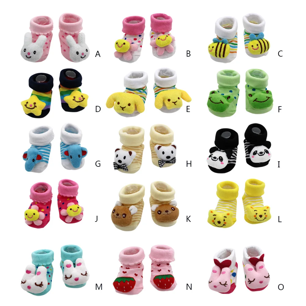 Популярные модные детские носочки противоскользящие Носки из хлопка для новорожденных Infantil Детские носки мультфильм Животные тапочки унисекс носки для мальчиков и девочек