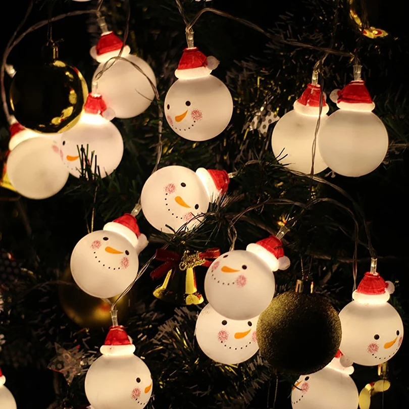 1.5M 3M snowman led fairy string lights santa led Christmas light home garden indoor party wedding Christmas decoration light 1.5M 3M snowman led fairy string lights santa led Christmas light home garden indoor party wedding Christmas decoration light