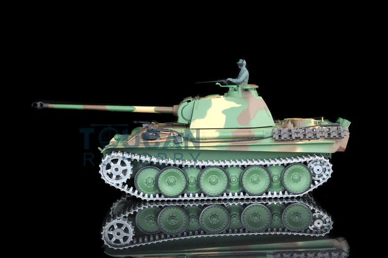 2.4Ghz HengLong 1/16 German Panther G RTR RC Tank Model Upgraded Metal Ver 3879