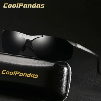 

2019 New Fashion aluminum magnesium Alloy Men's sunglasses polarized Polaroid glasses Driving Oculos Gafas Gift Brand Designer