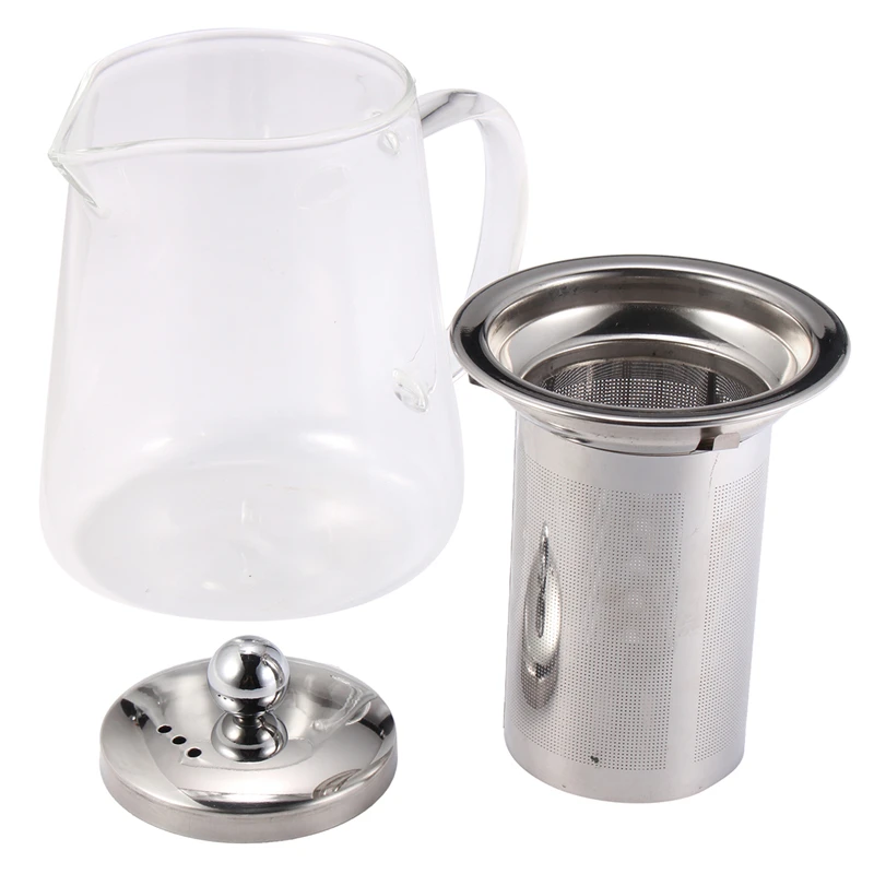 Arshen 750/950 мл ясно, термостойкие Стекло Чай чайник с Нержавеющая сталь Infuser Фильтр Чай кувшин дома цветочный чай инструменты