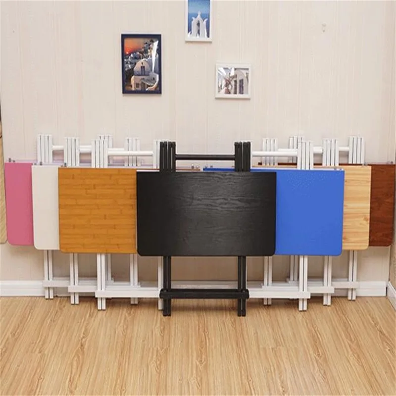 80*80*74CM Portable Outdoor Picnic Table Folding Square Negotiating Table Modern Fashion Dining Table Leisure Coffee Bar Table