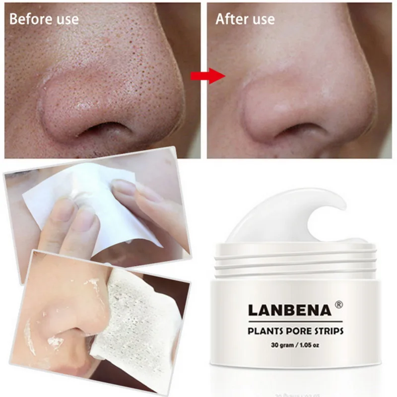 

LANBENA Skin Care New Style Blackhead Remover Nose Mask Pore Strip Black Mask Peeling Acne Treatment Black Deep Cleansing