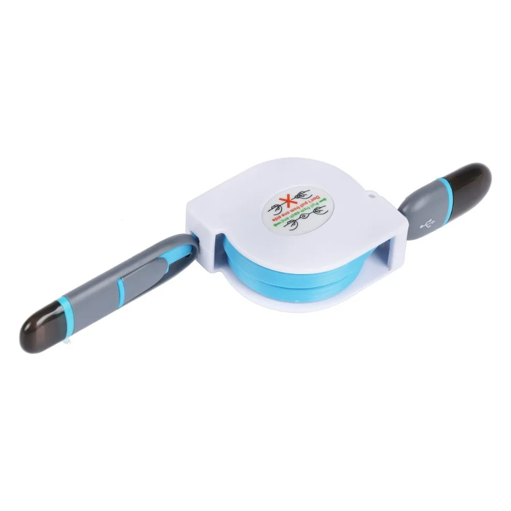Выдвижной 2 в 1 Micro USB порт+ для IOS кабель для передачи данных для iPhone samsung Xiaomi huawei зарядный кабель USB порт передачи данных