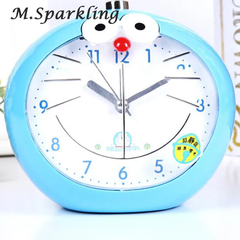 M.Sparkling cats alarm clock Korean cute cartons student Timer Clock