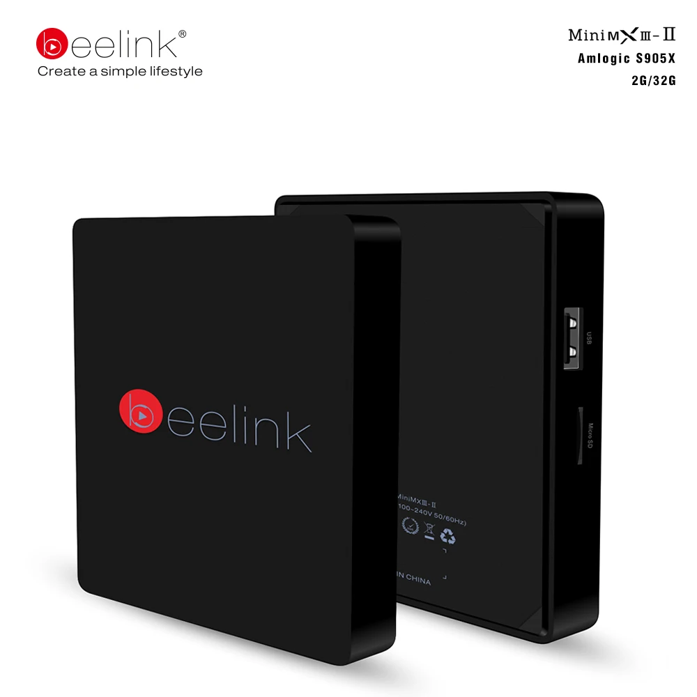 Prix pour Beelink MiniMXIII II Android 6.0 2G/32G TV BOX Amlogic S905X Quad-Core 64bit 2.4G WiFi BT 4.0 H.265 Full HD 4 K KODI Smart TV BOX Prix pour Beelink MiniMXIII II Android 6.0 2G/32G TV BOX Amlogic S905X Quad-Core 64bit 2.4G WiFi BT 4.0 H.265 Full HD 4 K KODI Smart TV BOX