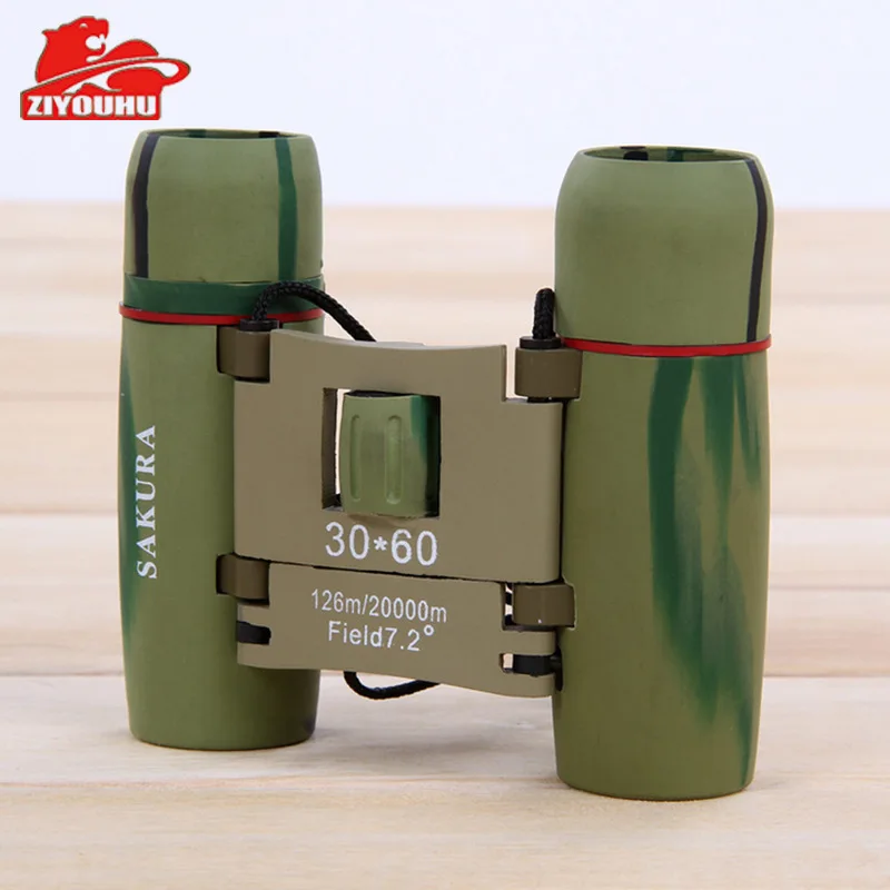 

ZIYOUHU 30x60 Zoom Optical military Binoculars Telescope telescopio day and night high quality Not night vision FREE SHIPPING